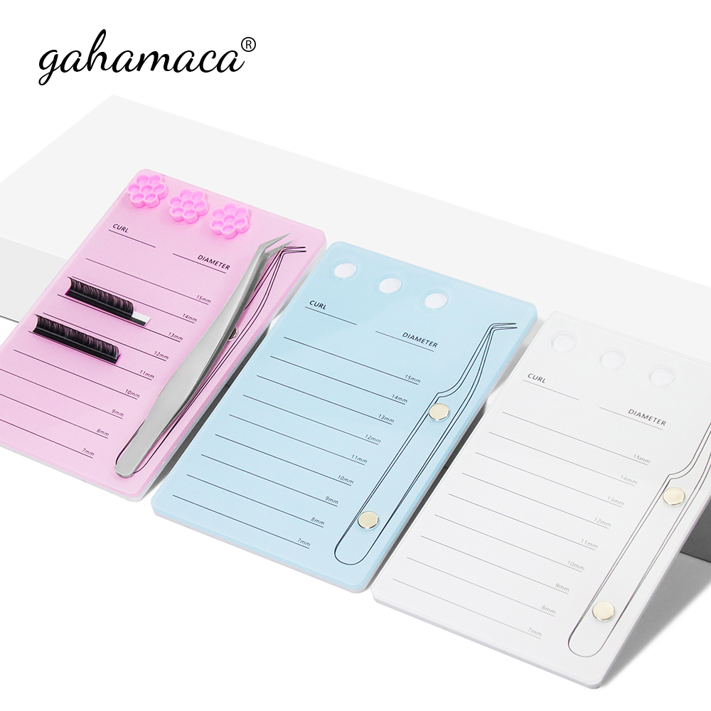 Lash Tile Palette - GAHAMACA 개별 속눈썹 태블릿 팔레트, 아크릴