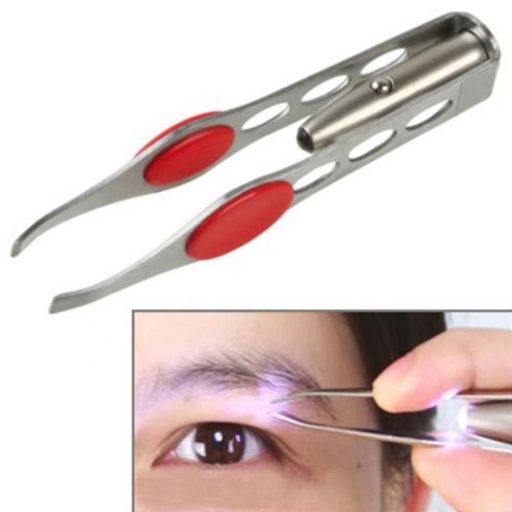 Eyelash Extension Led - 스테인레스 스틸 속눈썹 눈썹 핀셋 제모