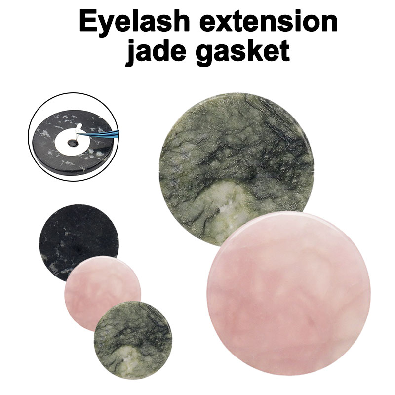 Lash Tile Palette - 새로운 핑크 그린 제이드 스톤 글루