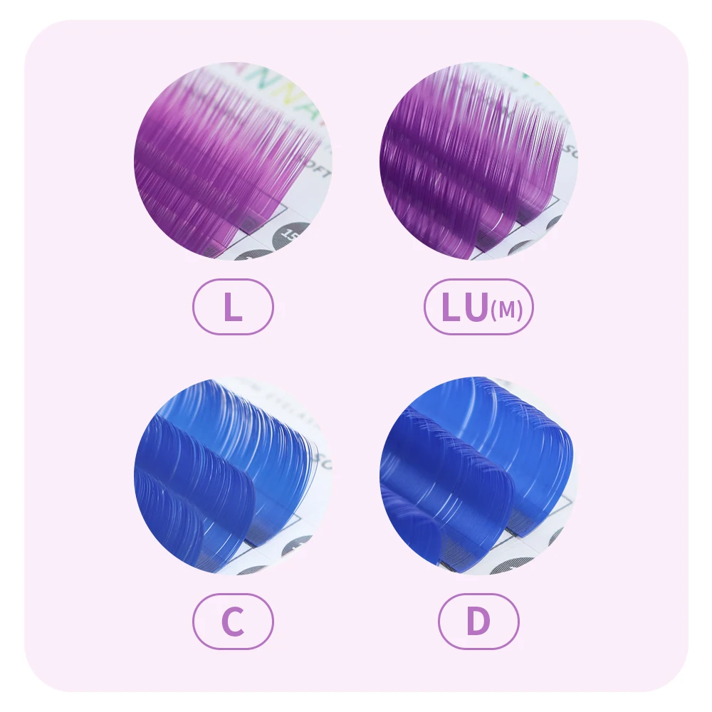 ANNAFRIS 컬러 가짜 밍크 속눈썹 고품질 개별 속 - Lash Tile Palette 리뷰 및 가격