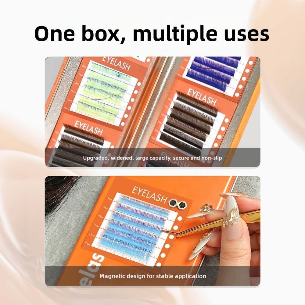 속눈썹 공간 절약을 위한 휴대용 자기 저장 상자 디스플 - Lash Tile Palette 리뷰 및 가격