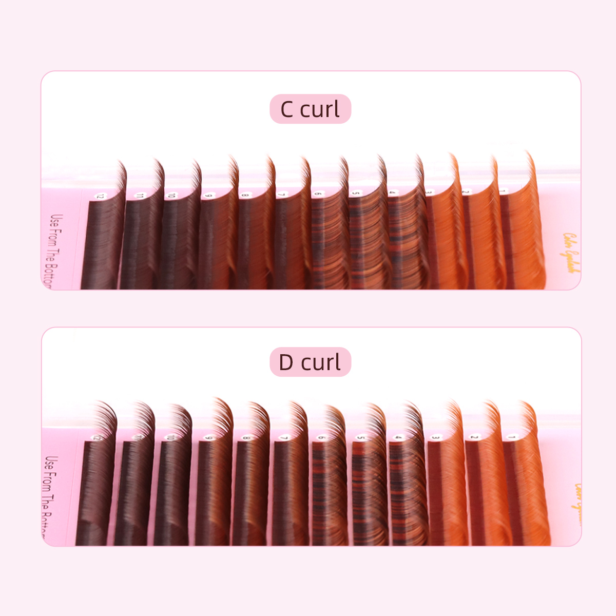 속눈썹 교수 컬러 속눈썹 믹스, 개별 핑크, 레드, 그 - Lash Tile Palette 리뷰 및 가격