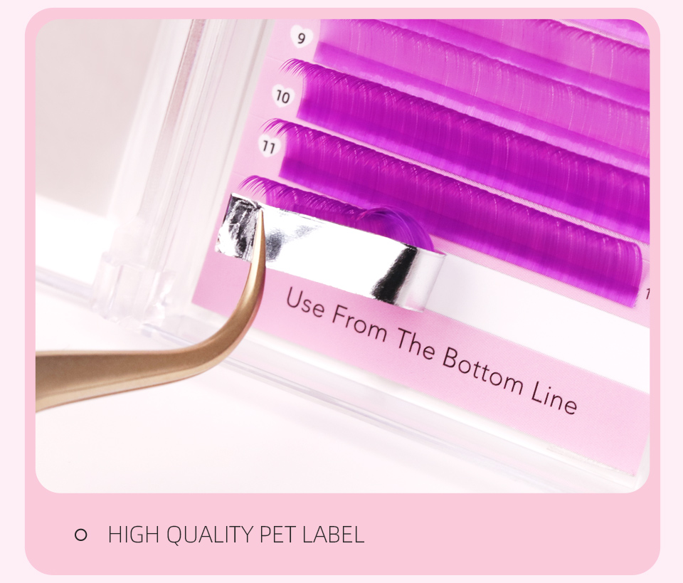 속눈썹 교수 컬러 속눈썹 믹스, 개별 핑크, 레드, 그 - Lash Tile Palette 리뷰 및 가격