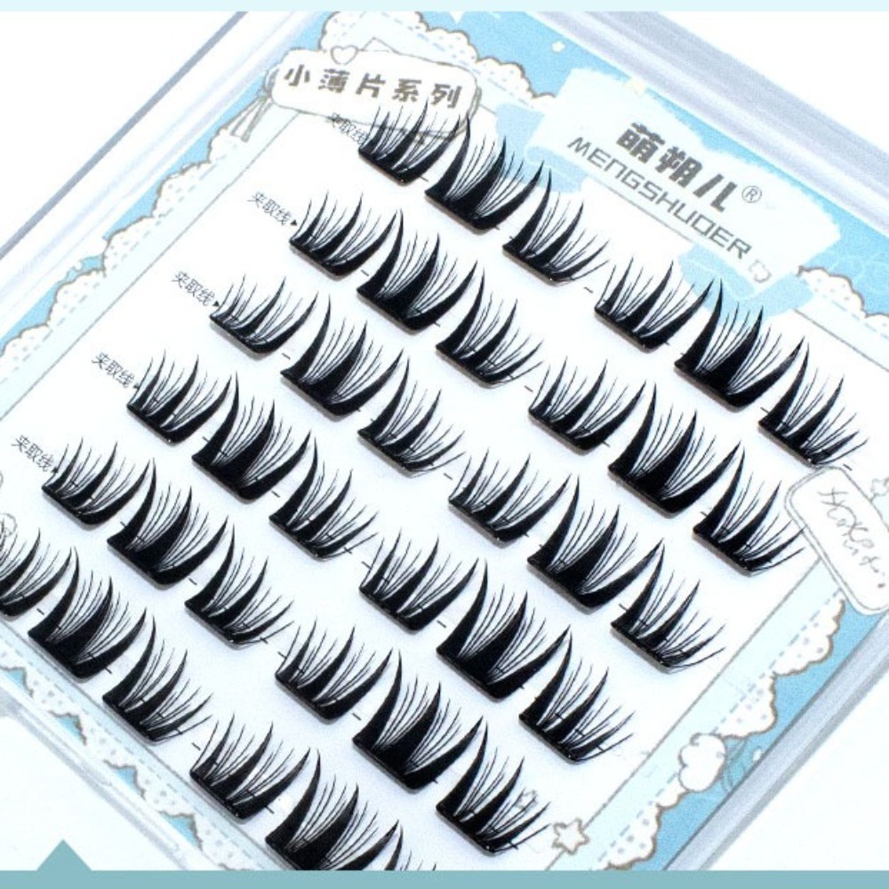 패션 플러피 노글루 인조 속눈썹 셀프 접착 DIY 속눈 - Eyelash Extension For Men 리뷰 및 가격