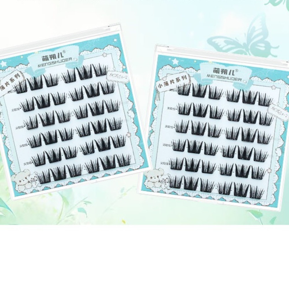 패션 플러피 노글루 인조 속눈썹 셀프 접착 DIY 속눈 - Eyelash Extension For Men 리뷰 및 가격