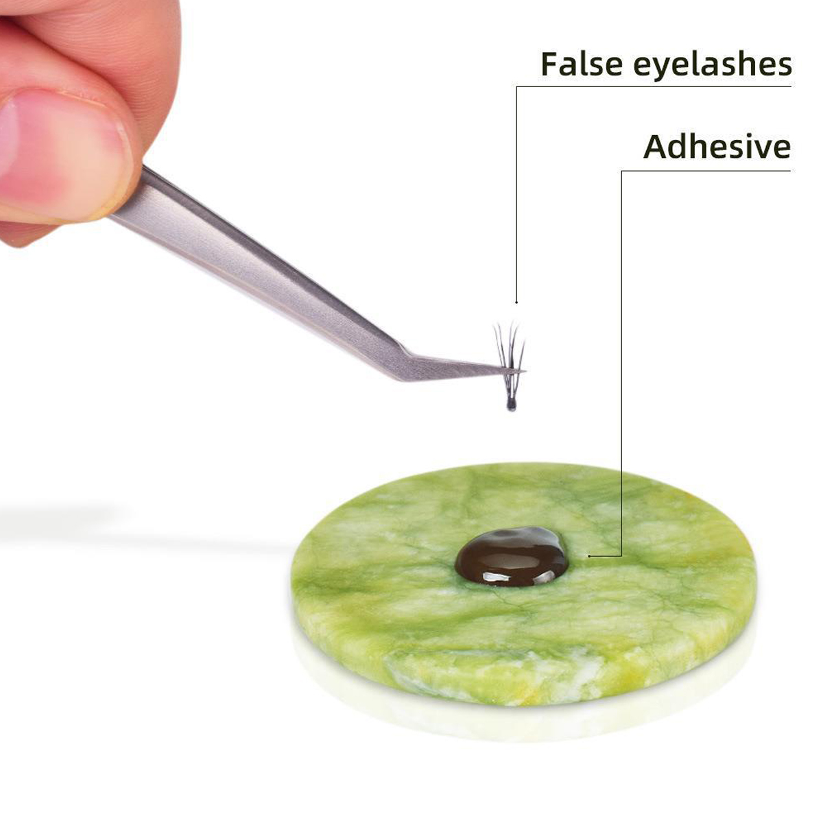 1/2PCS 속눈썹 접착제 팔레트 속눈썹 연장 도구 핑 - Lash Tile Palette 리뷰 및 가격