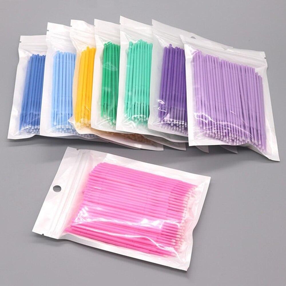 100개/세트 마이크로 브러쉬 메이크업 속눈썹 연장용  - Eyelash Extension Usa 리뷰 및 가격