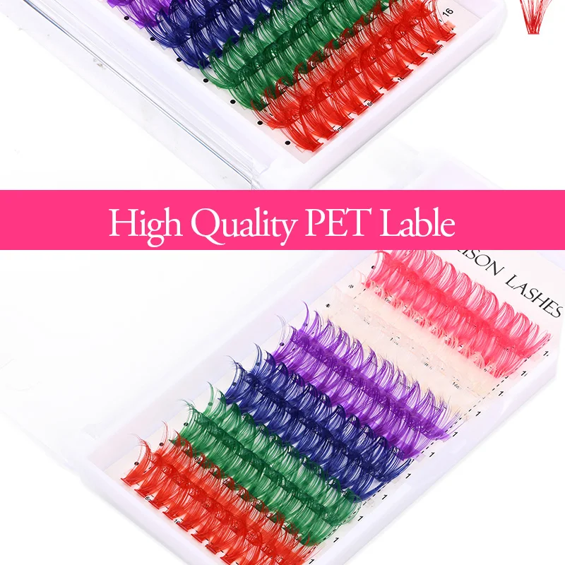 ARISON 혼합 컬러 클러스터 속눈썹, DIY 세그먼 - Lash Tile Palette 리뷰 및 가격