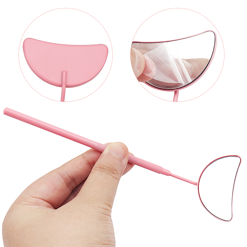 1pcs 속눈썹 연장 거울 달 모양의 분리형 스테인레스 - Eyelash Extension Usa 리뷰 및 가격