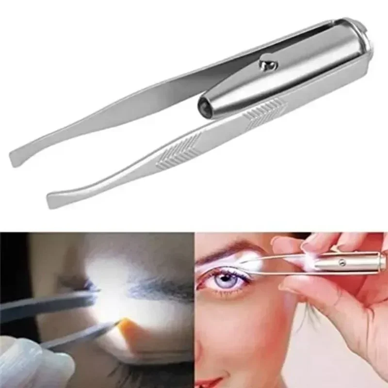 1/3Pcs Led 눈썹 핀셋 스테인레스 스틸 얼굴 눈 - Eyelash Extension Led 리뷰 및 가격
