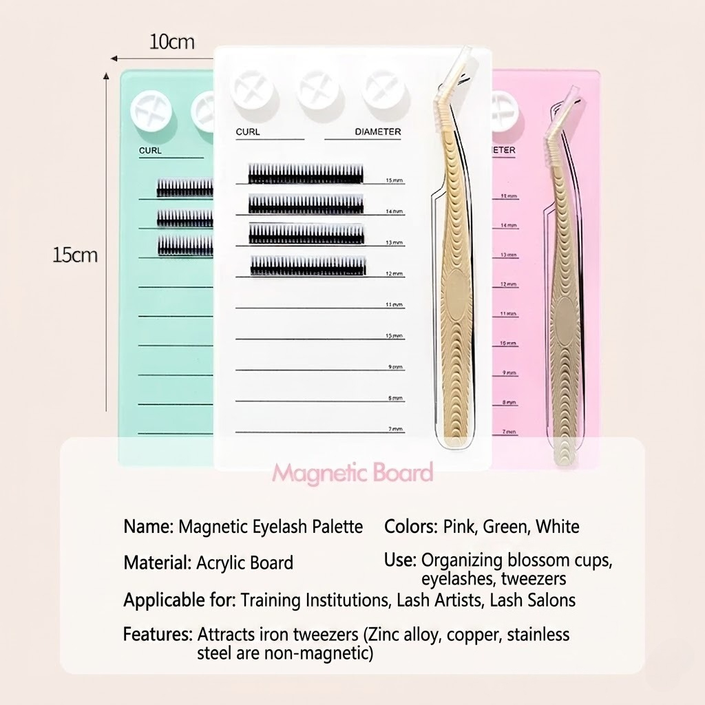 마그네틱 속눈썹 연장 팔레트 & 글루 홀더 패드, 아크 - Lash Tile Palette 리뷰 및 가격