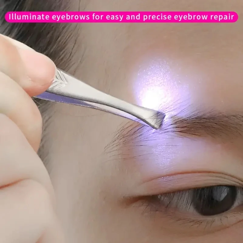 1/2pcs LED 빛으로 눈썹 족집게 스마트 디자인  - Eyelash Extension Led 리뷰 및 가격
