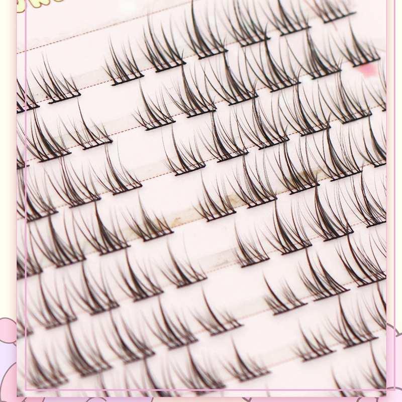 32 행 만화 속눈썹 속눈썹 책 고품질 클러스터 속눈썹 - Eyelash Extension For Men 리뷰 및 가격