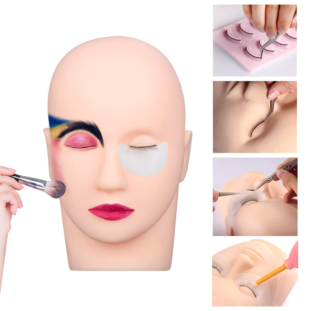 새로운 부드러운 고무 마사지 속눈썹 마네킹 머리 속눈썹 - Eyelash Extension For Men 리뷰 및 가격